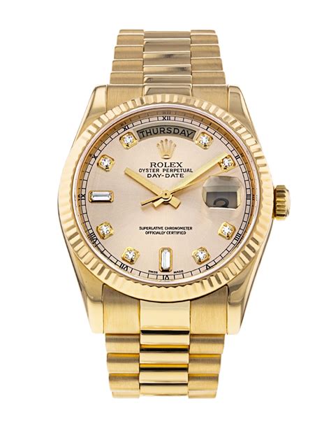 automatic rolex day-date 118238|Rolex Day-Date model numbers.